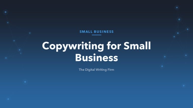 Copywriting for small business guide