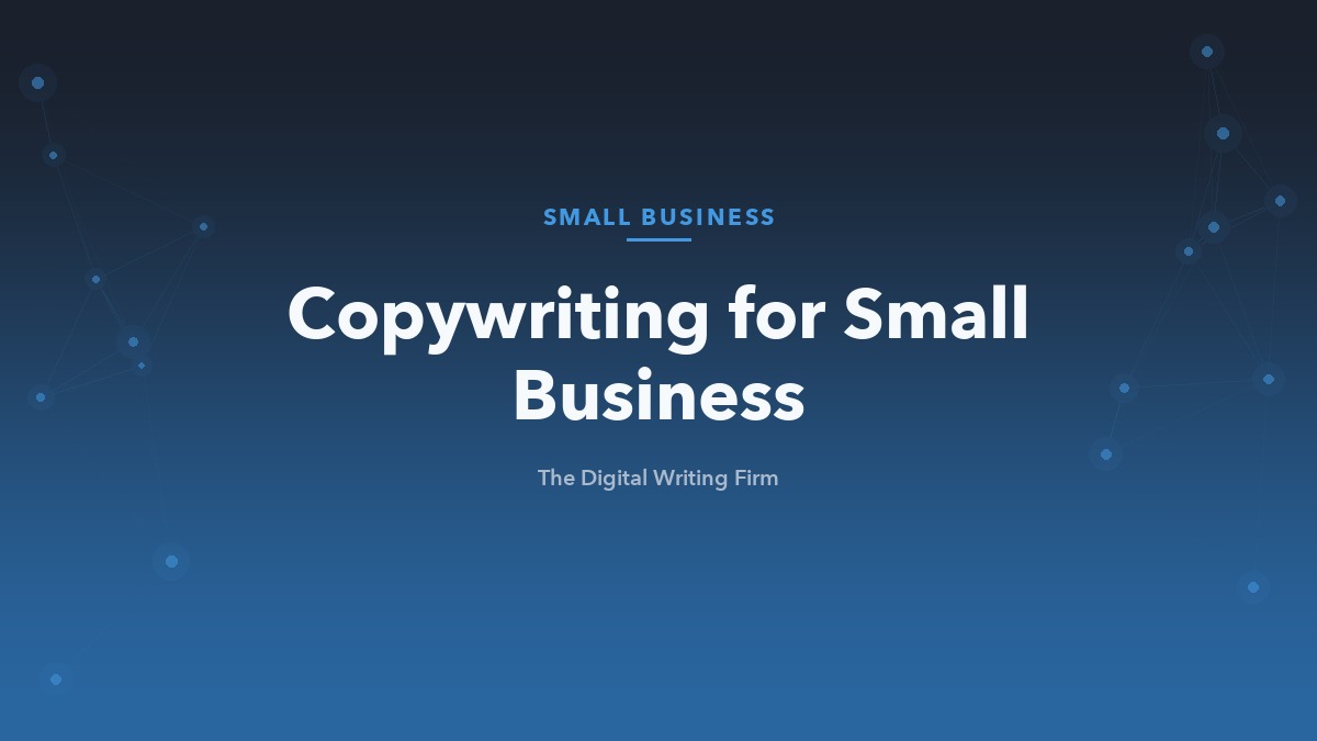 Copywriting for small business guide
