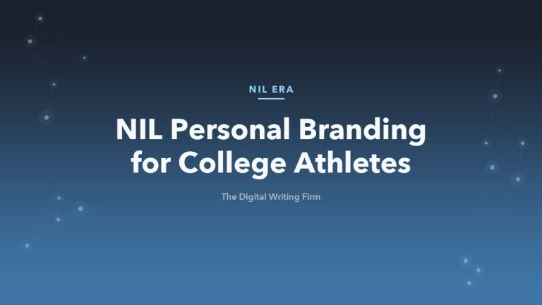 NIL personal branding content for college athletes